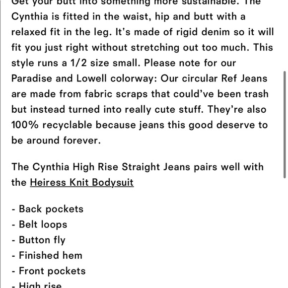 Reformation Cynthia High-Rise Straight Daisy Embroidered Jeans 29 NWT - Picture 6 of 12